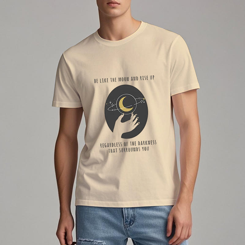 T-shirt Olivenorma « Soyez comme la lune »