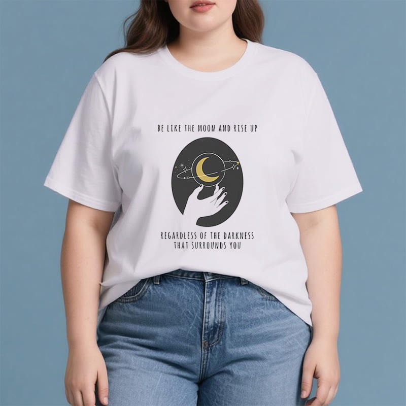 T-shirt Olivenorma « Soyez comme la lune »