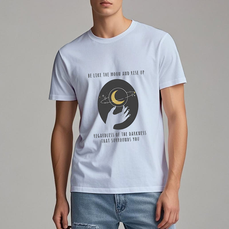 T-shirt Olivenorma « Soyez comme la lune »