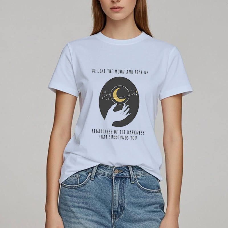 T-shirt Olivenorma « Soyez comme la lune »