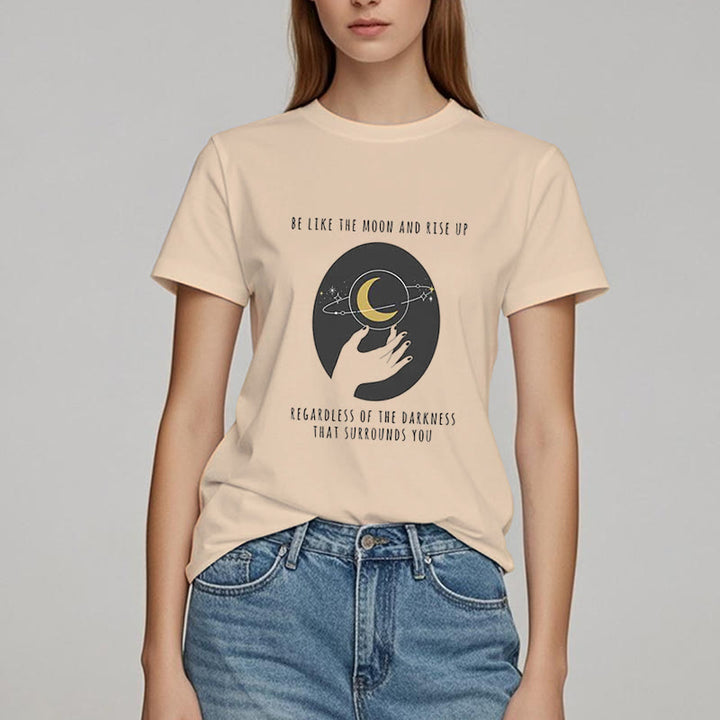 T-shirt Olivenorma « Soyez comme la lune »