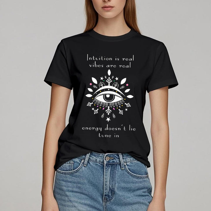 T-shirt Olivenorma Intuition Evil Eye Design