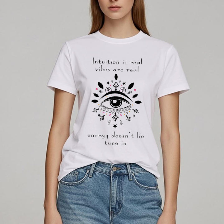 T-shirt Olivenorma Intuition Evil Eye Design