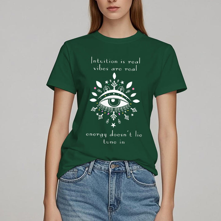 T-shirt Olivenorma Intuition Evil Eye Design