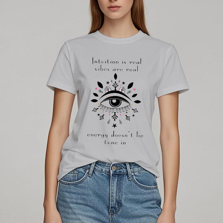 T-shirt Olivenorma Intuition Evil Eye Design