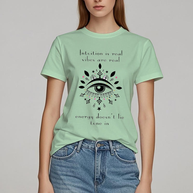 T-shirt Olivenorma Intuition Evil Eye Design