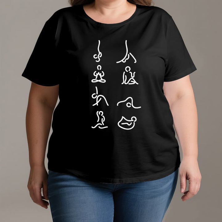 T-shirt Olivenorma Yoga Méditation Mouvements