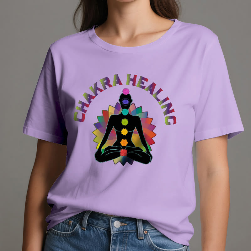 T-shirt Olivenorma pour la guérison des chakras, le Reiki, le yoga et la méditation