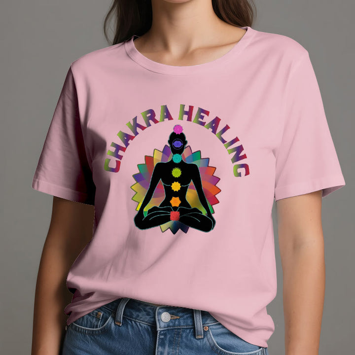 T-shirt Olivenorma pour la guérison des chakras, le Reiki, le yoga et la méditation