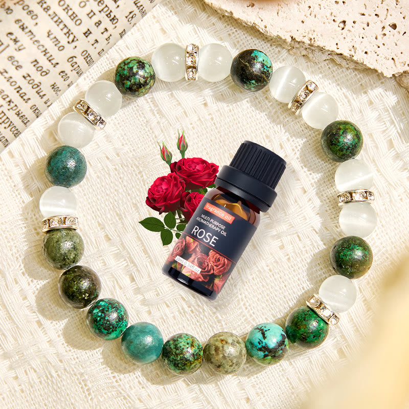 Bracelet Olivenorma « Serenite Flow » en turquoise africaine, apaisant et purifiant - image 4