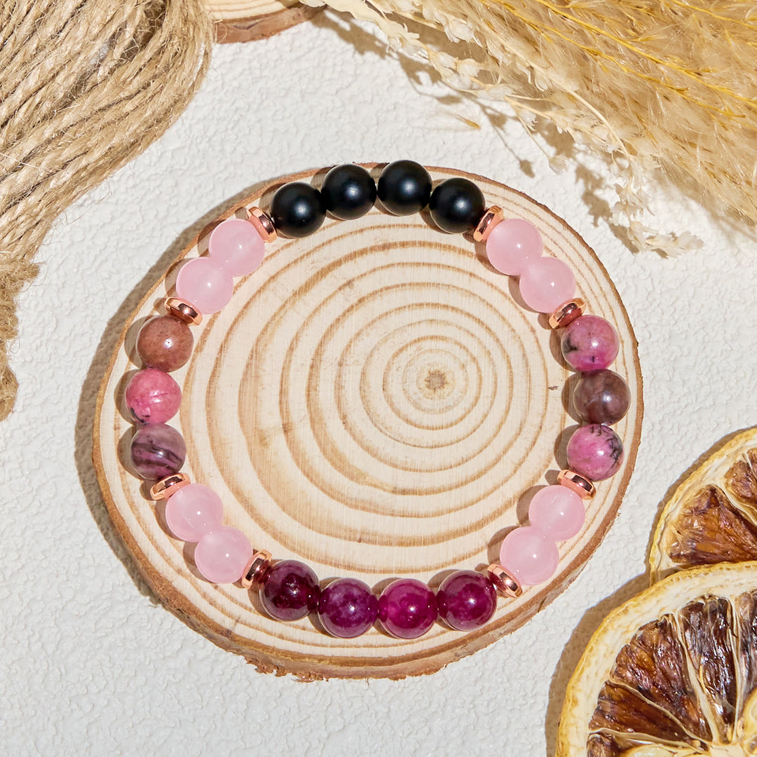 Bracelet Olivenorma « Woodland Bloom » en quartz rose et huiles essentielles de tranquillité - image 7