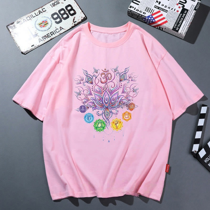 T-shirt de yoga respirant et confortable rose Olivenorma