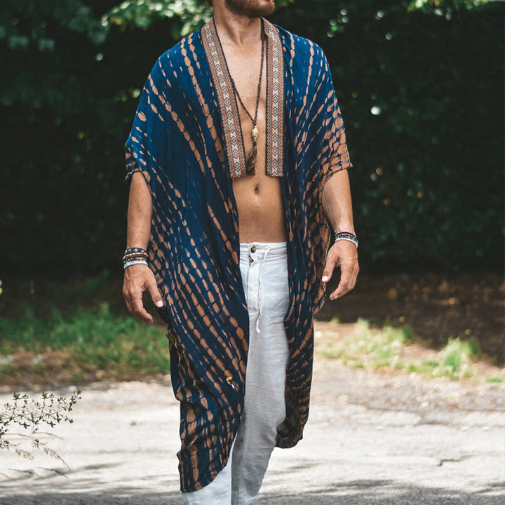 Cardigan de plage ample ouvert sur le devant pour homme Olivenorma - image 7