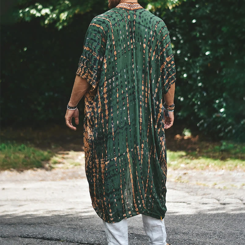 Cardigan de plage ample ouvert sur le devant pour homme Olivenorma - image 3