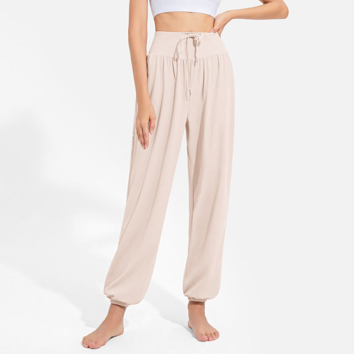 Pantalon de yoga sarouel Olivenorma « Cool » absorbant l'humidité et respirant