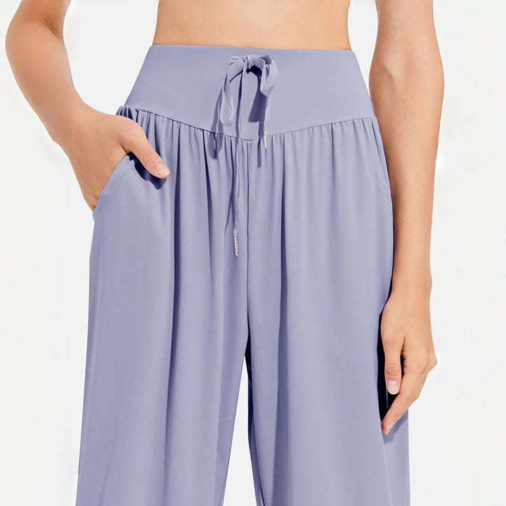 Pantalon de yoga sarouel Olivenorma « Cool » absorbant l'humidité et respirant
