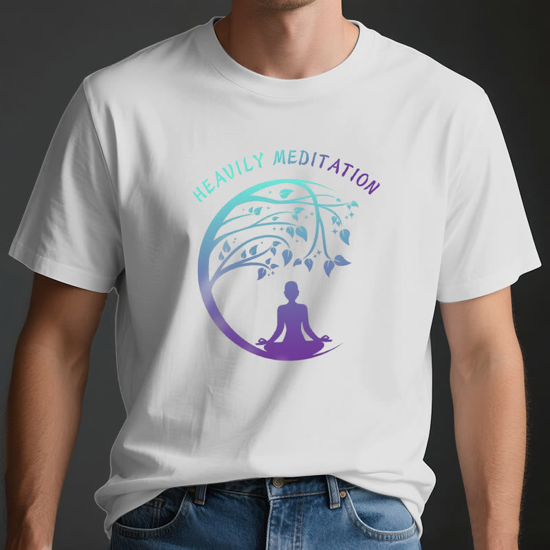 T-shirt de yoga Olivenorma « MÉDITATION FORTE » Arbre de Vie  - image 4