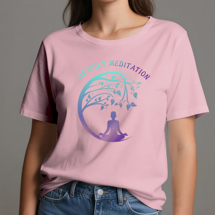T-shirt de yoga Olivenorma « MÉDITATION FORTE » Arbre de Vie  - image 16