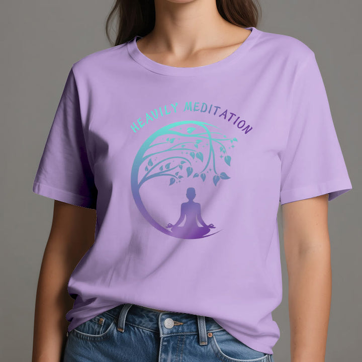 T-shirt de yoga Olivenorma « MÉDITATION FORTE » Arbre de Vie  - image 18