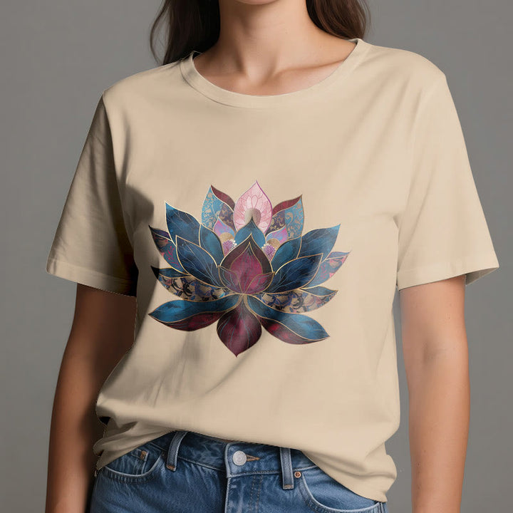 Olivenorma Fleur de Lotus Bouddhisme Zen T-Shirt