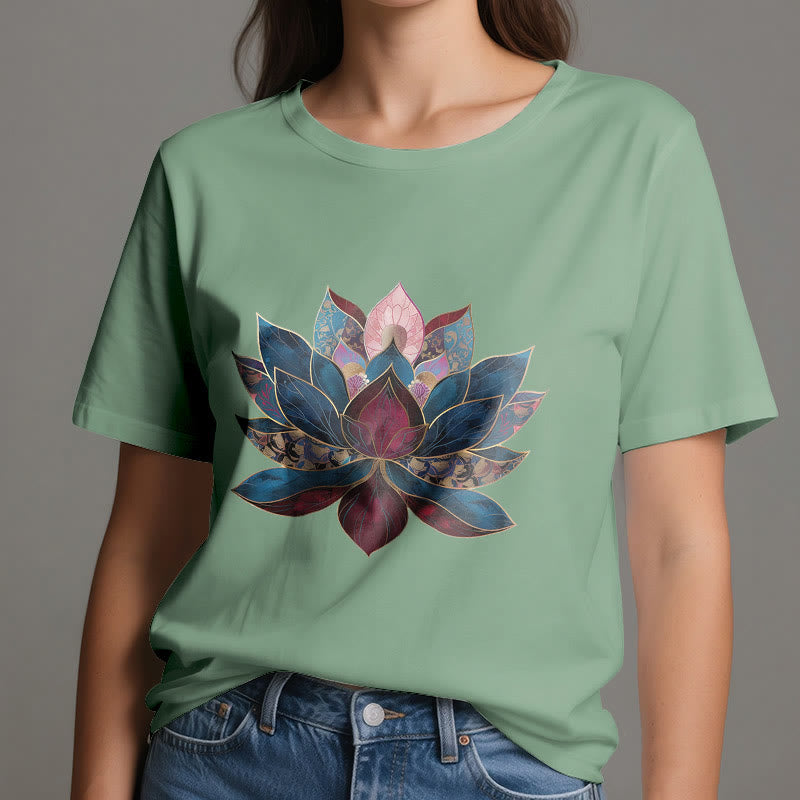 Olivenorma Fleur de Lotus Bouddhisme Zen T-Shirt