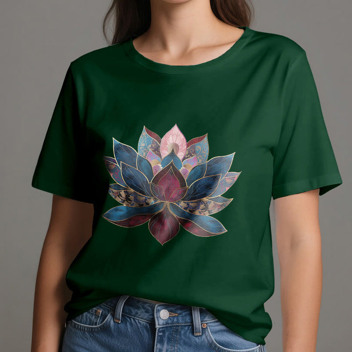 Olivenorma Fleur de Lotus Bouddhisme Zen T-Shirt