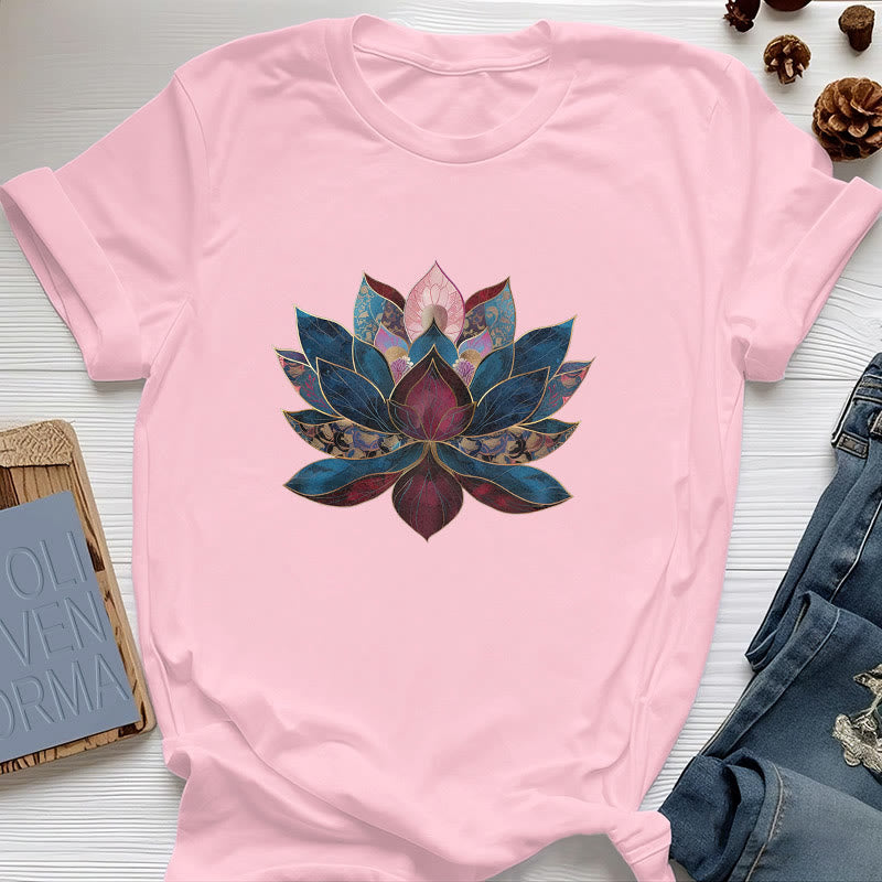Olivenorma Fleur de Lotus Bouddhisme Zen T-Shirt
