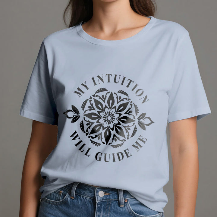 T-shirt fleuri Olivenorma « Mon intuition me guidera » - image 13