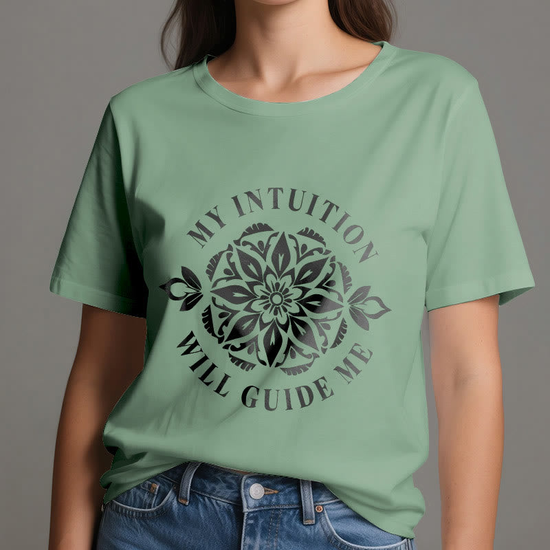 T-shirt fleuri Olivenorma « Mon intuition me guidera » - image 19
