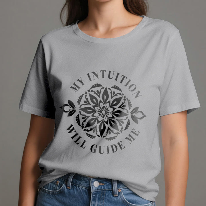 T-shirt fleuri Olivenorma « Mon intuition me guidera » - image 11