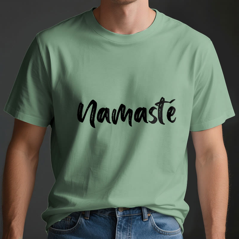 Olivenorma Namaste Yoga T-shirt unisexe Pilates