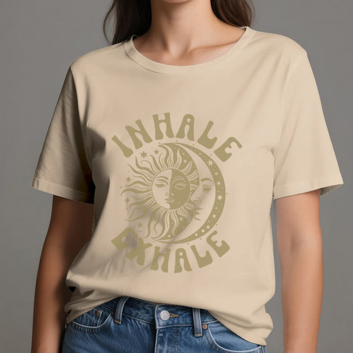 T-shirt Olivenorma « INHALE EXHALE » Soleil et Lune - image 11