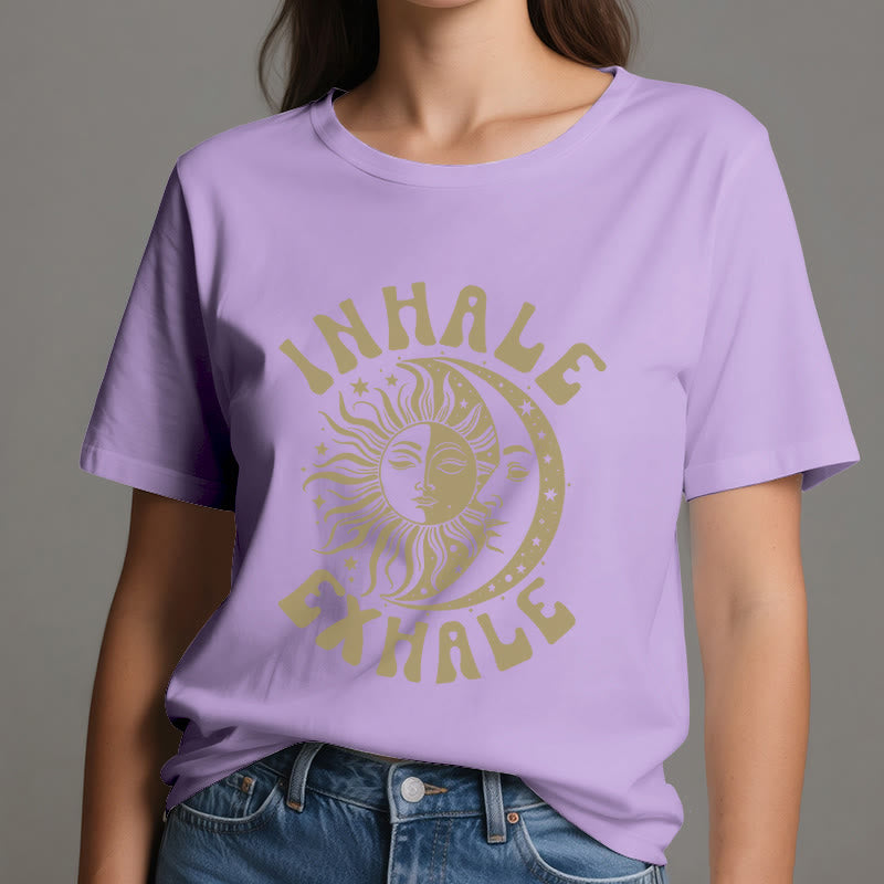 T-shirt Olivenorma « INHALE EXHALE » Soleil et Lune - image 17