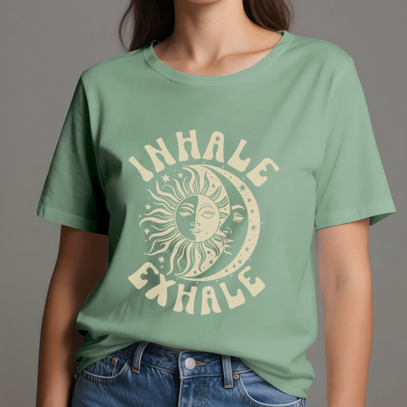 T-shirt Olivenorma « INHALE EXHALE » Soleil et Lune - image 19