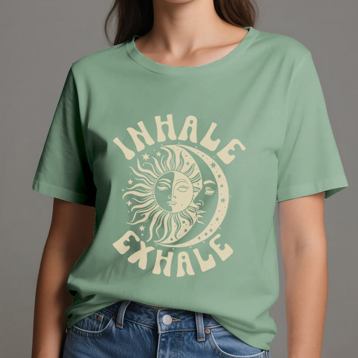 T-shirt Olivenorma « INHALE EXHALE » Soleil et Lune - image 19