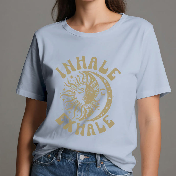 T-shirt Olivenorma « INHALE EXHALE » Soleil et Lune - image 15