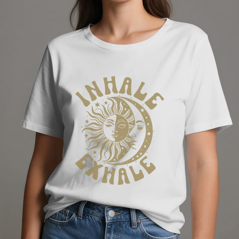 T-shirt Olivenorma « INHALE EXHALE » Soleil et Lune - image 7