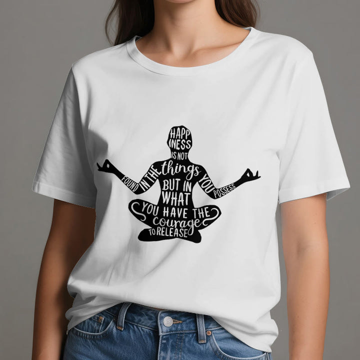 T-shirt de méditation Olivenorma en coton, t-shirt de yoga spirituel - image 7