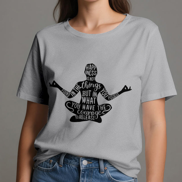 T-shirt de méditation Olivenorma en coton, t-shirt de yoga spirituel - image 11