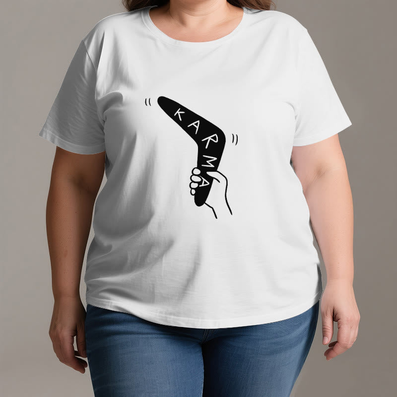 T-shirt humoristique Olivenorma « KARMA » pour le yoga et le fitness - image 3