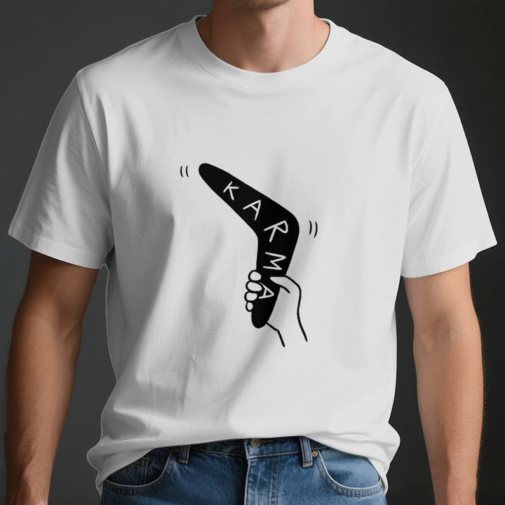 T-shirt humoristique Olivenorma « KARMA » pour le yoga et le fitness - image 4