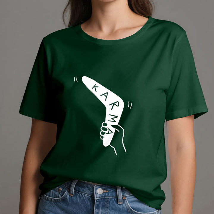 T-shirt humoristique Olivenorma « KARMA » pour le yoga et le fitness - image 21