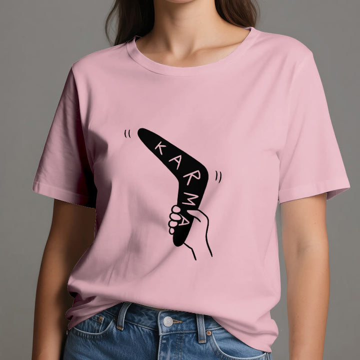 T-shirt humoristique Olivenorma « KARMA » pour le yoga et le fitness - image 15