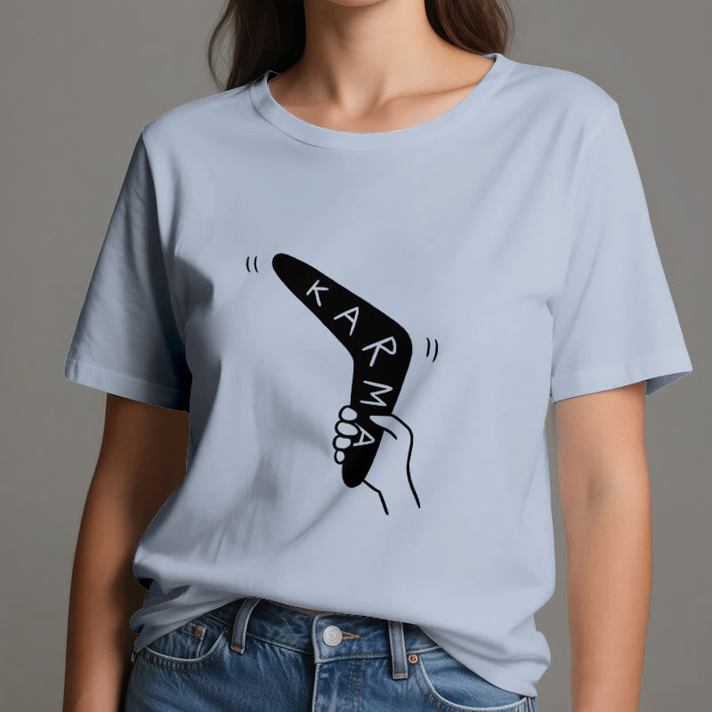 T-shirt humoristique Olivenorma « KARMA » pour le yoga et le fitness - image 13