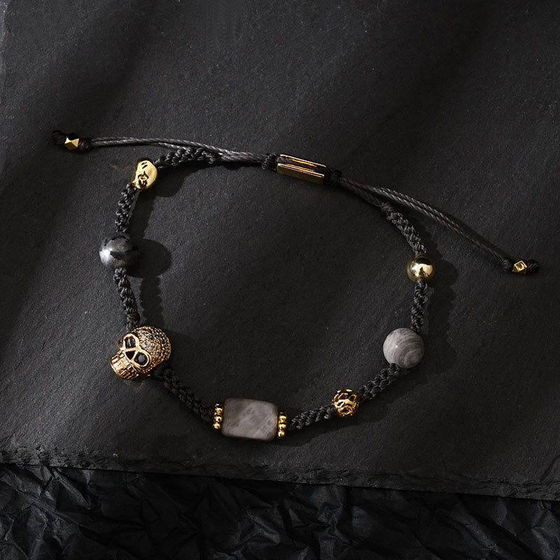 Bracelet tressé réglable en pierres précieuses de guérison Olivenorma - image 27