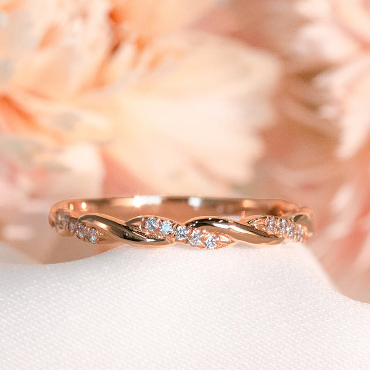 Bague d'amour torsadée Olivenorma « Bound by Grace »