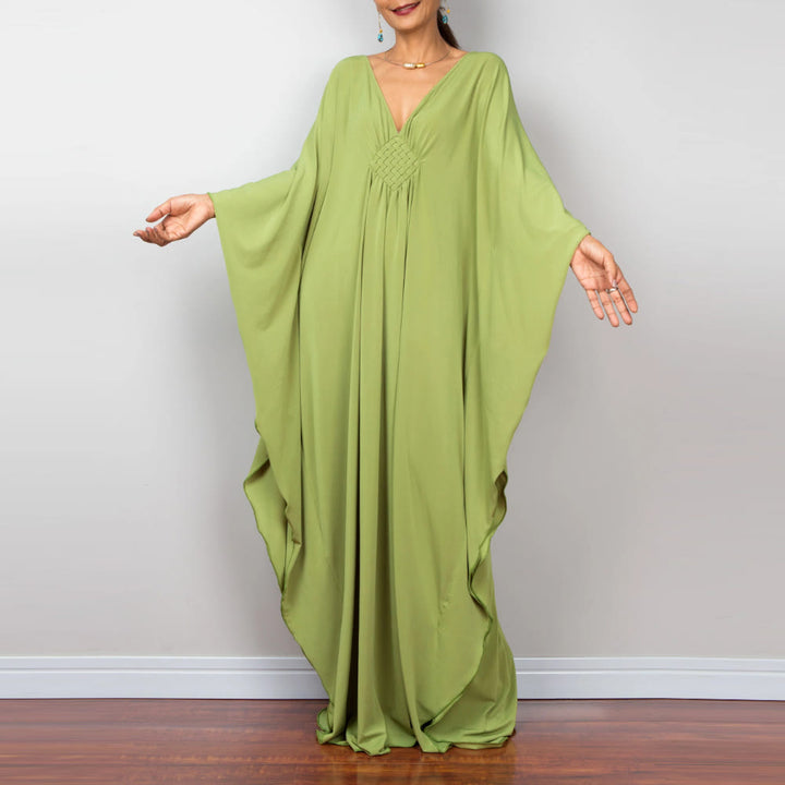 Robe caftan tissée Olivenorma Beach Sun Protection Shirt
