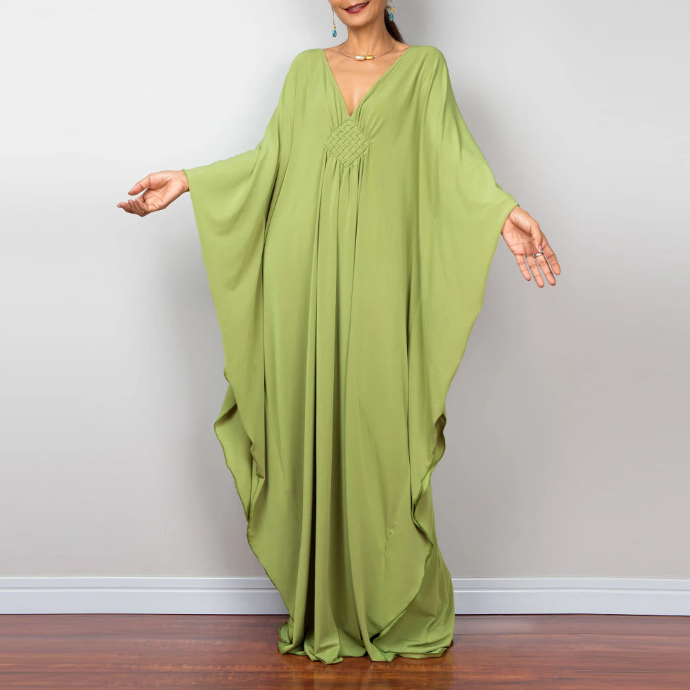 Robe caftan tissée Olivenorma Beach Sun Protection Shirt