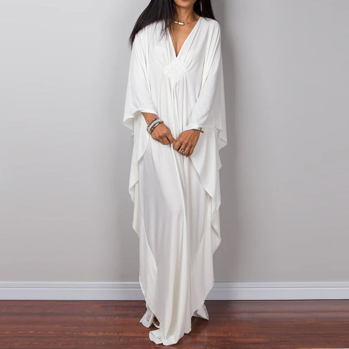 Robe caftan tissée Olivenorma Beach Sun Protection Shirt