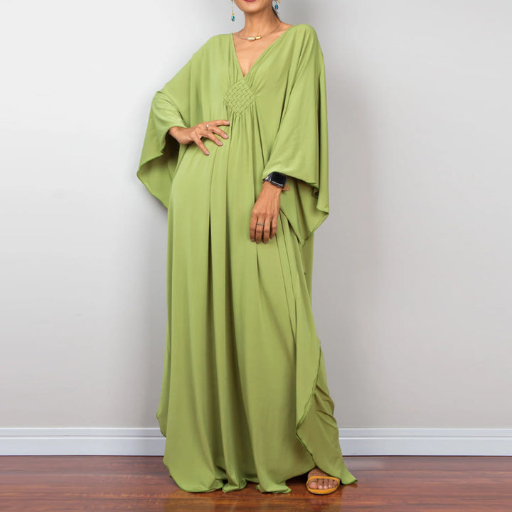 Robe caftan tissée Olivenorma Beach Sun Protection Shirt
